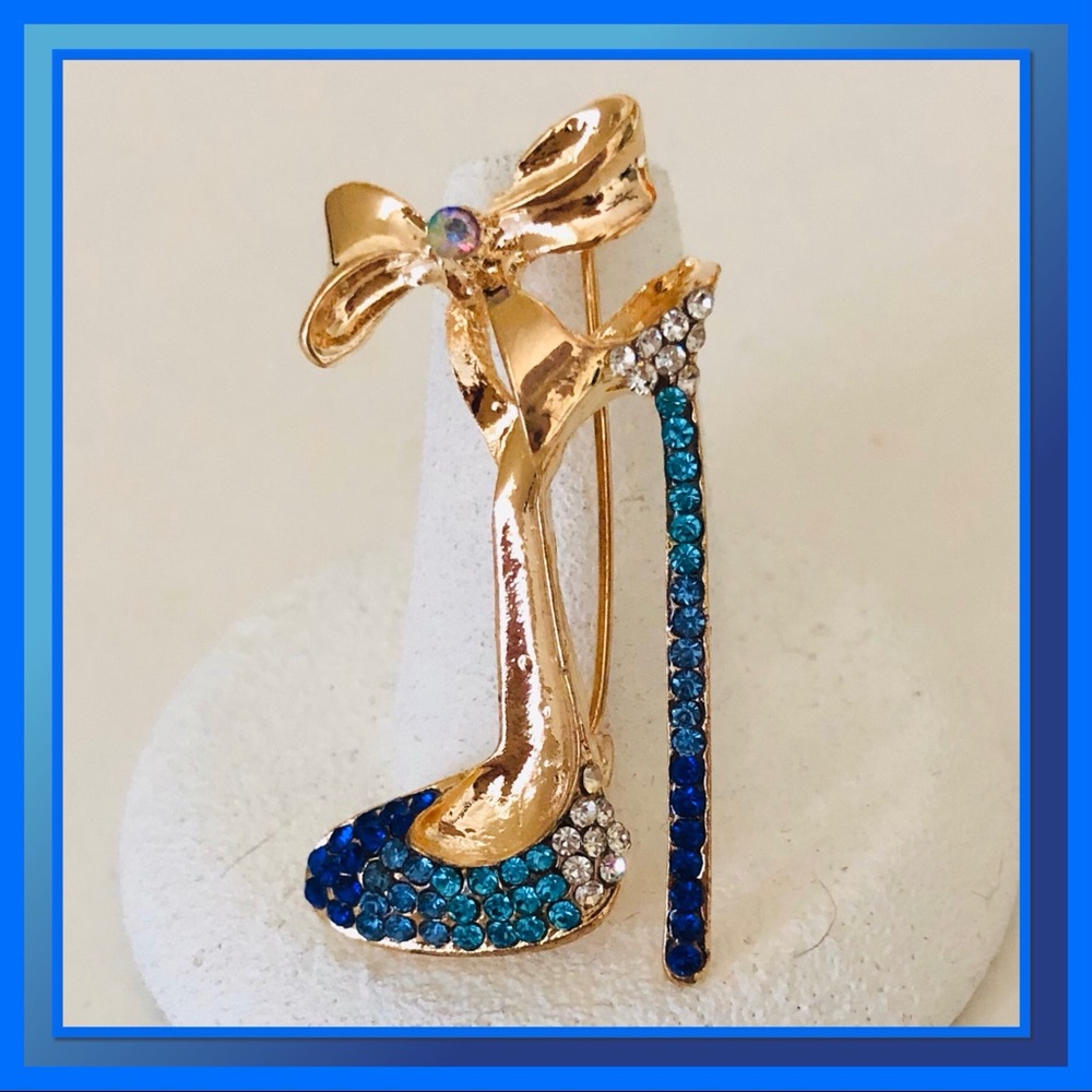 nwt FASHION JEWELRY HIGH HEEL SHOE PIN